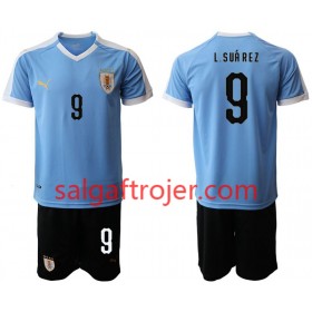 Uruguay Fodboldtrøjer Luis Suarez 9 Børn Hjemmebanesæt 2019/20 Kort ærmer